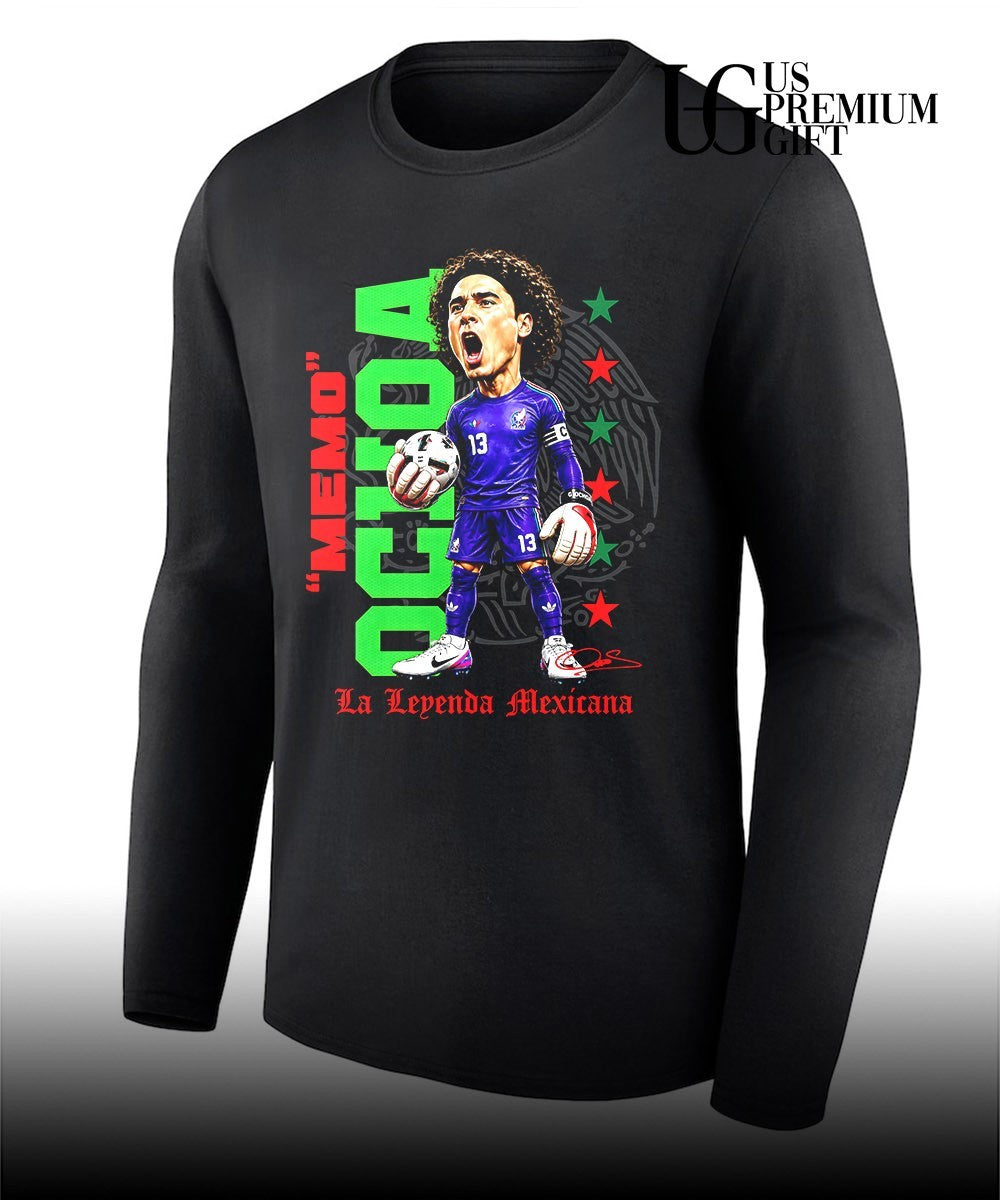 Guillermo Ochoa Mexico National Team Memo Ochoa La Leyenda Mexicana caricature shirt Unisex