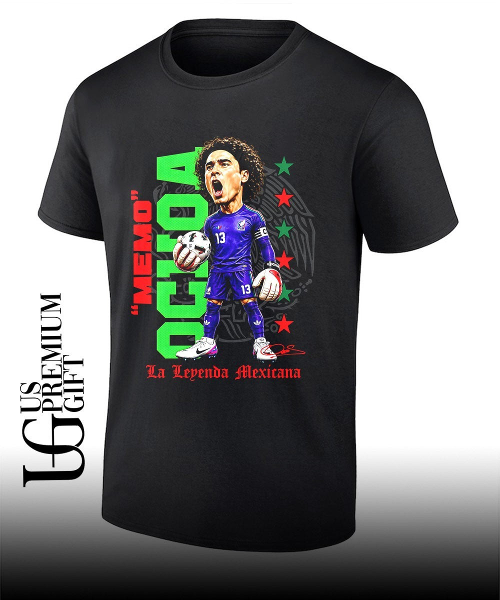 Guillermo Ochoa Mexico National Team Memo Ochoa La Leyenda Mexicana caricature shirt Unisex
