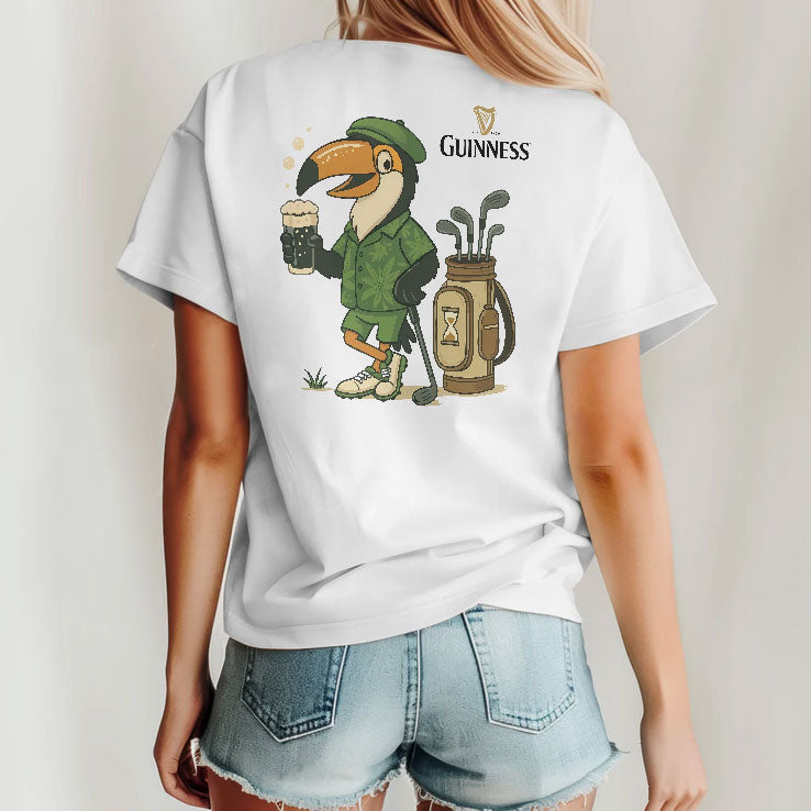 Guinness Golf Toucan Beer St Patrick Day T Shirt Unisex