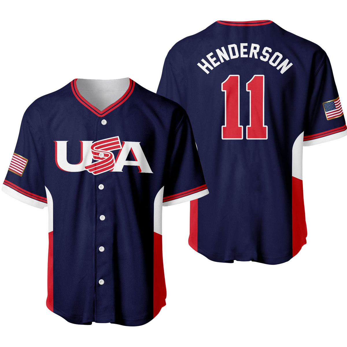 Gunnar Henderson USA 2026 Custom Baseball Jersey Unisex