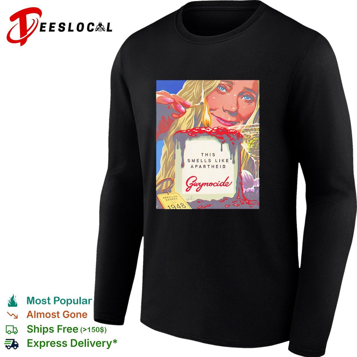 Gwyneth Paltrow burning candle this smells like apartheid Gwynocide shirt Unisex