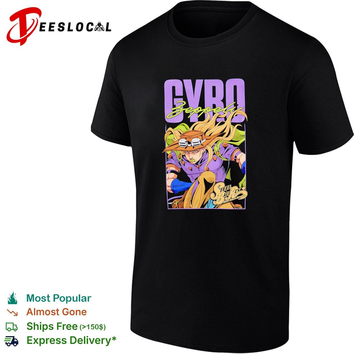 Gyro Zeppeli shirt Unisex