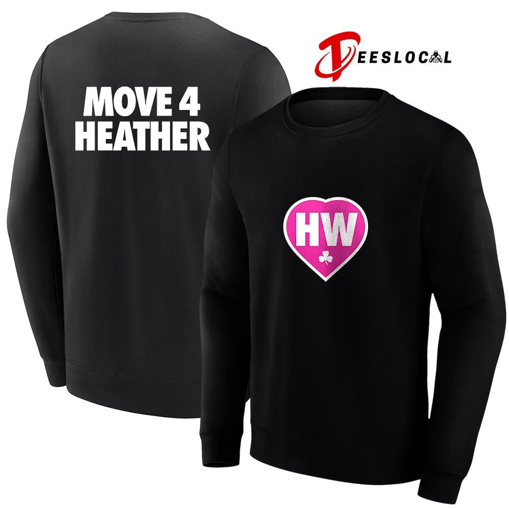 HW move 4 Heather heart text shirt Unisex