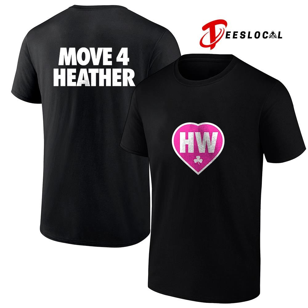 HW move 4 Heather heart text shirt Unisex
