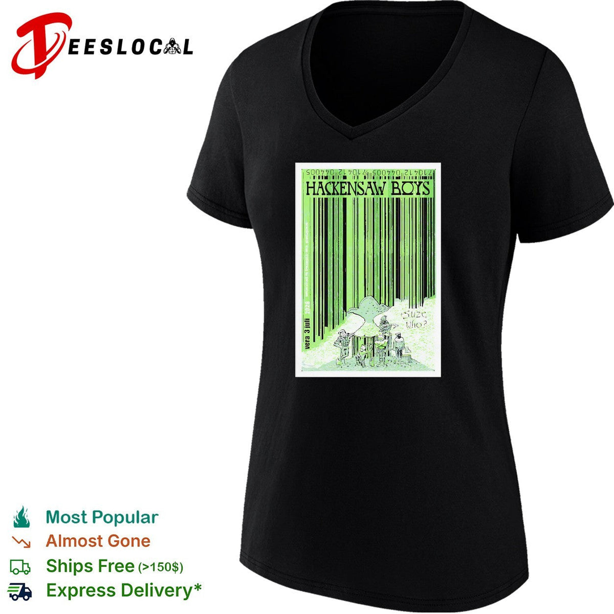 Hackensaw Boys concert suze who vera 3 juli poster shirt Unisex