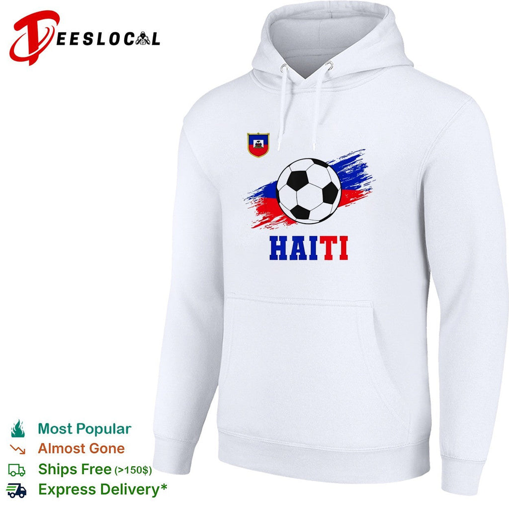 Haiti national soccer team crest flag brushstroke fan art shirt Unisex