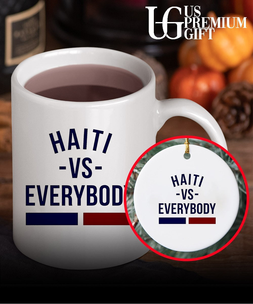 Haiti vs Everybody Haitian flag shirt Unisex