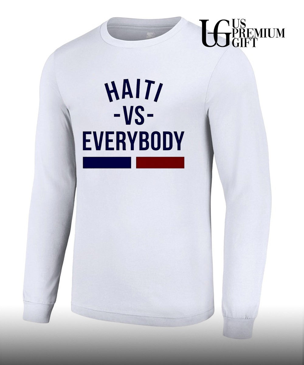 Haiti vs Everybody Haitian flag shirt Unisex