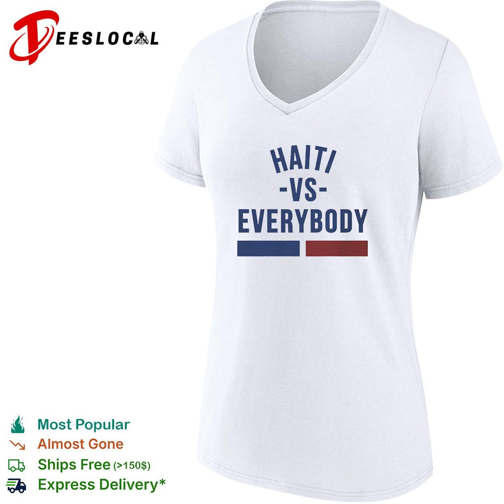 Haiti vs everybody flag soccer pride shirt Unisex