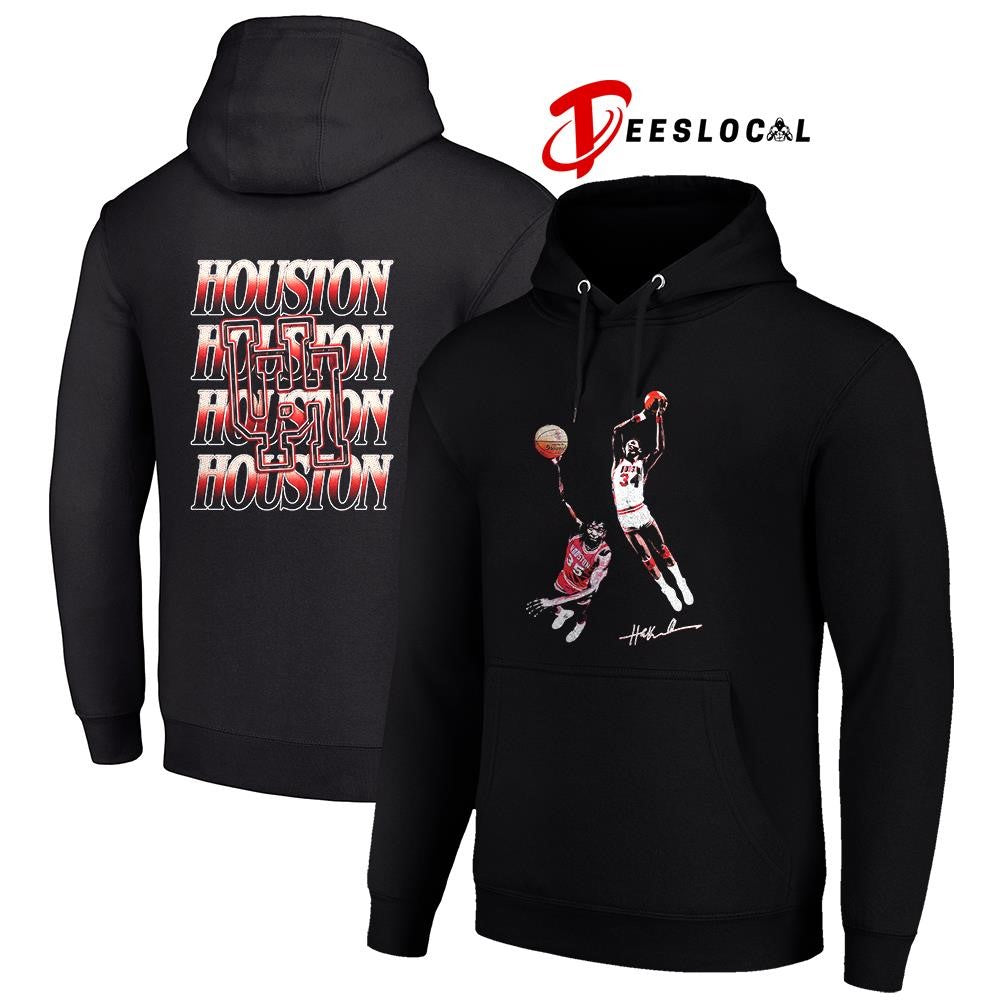 Hakeem x University of Houston graphic signature repeat shirt Unisex