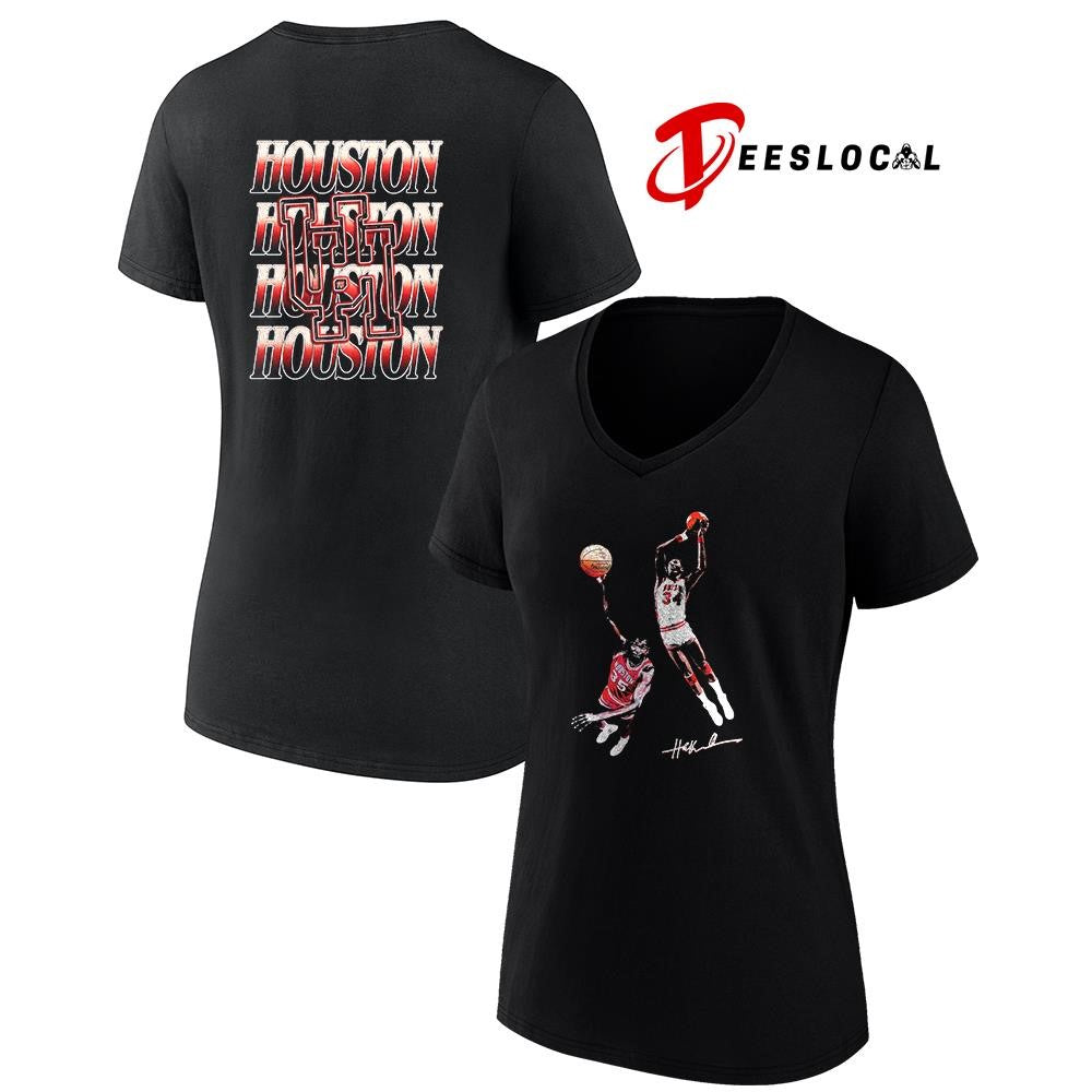 Hakeem x University of Houston graphic signature repeat shirt Unisex
