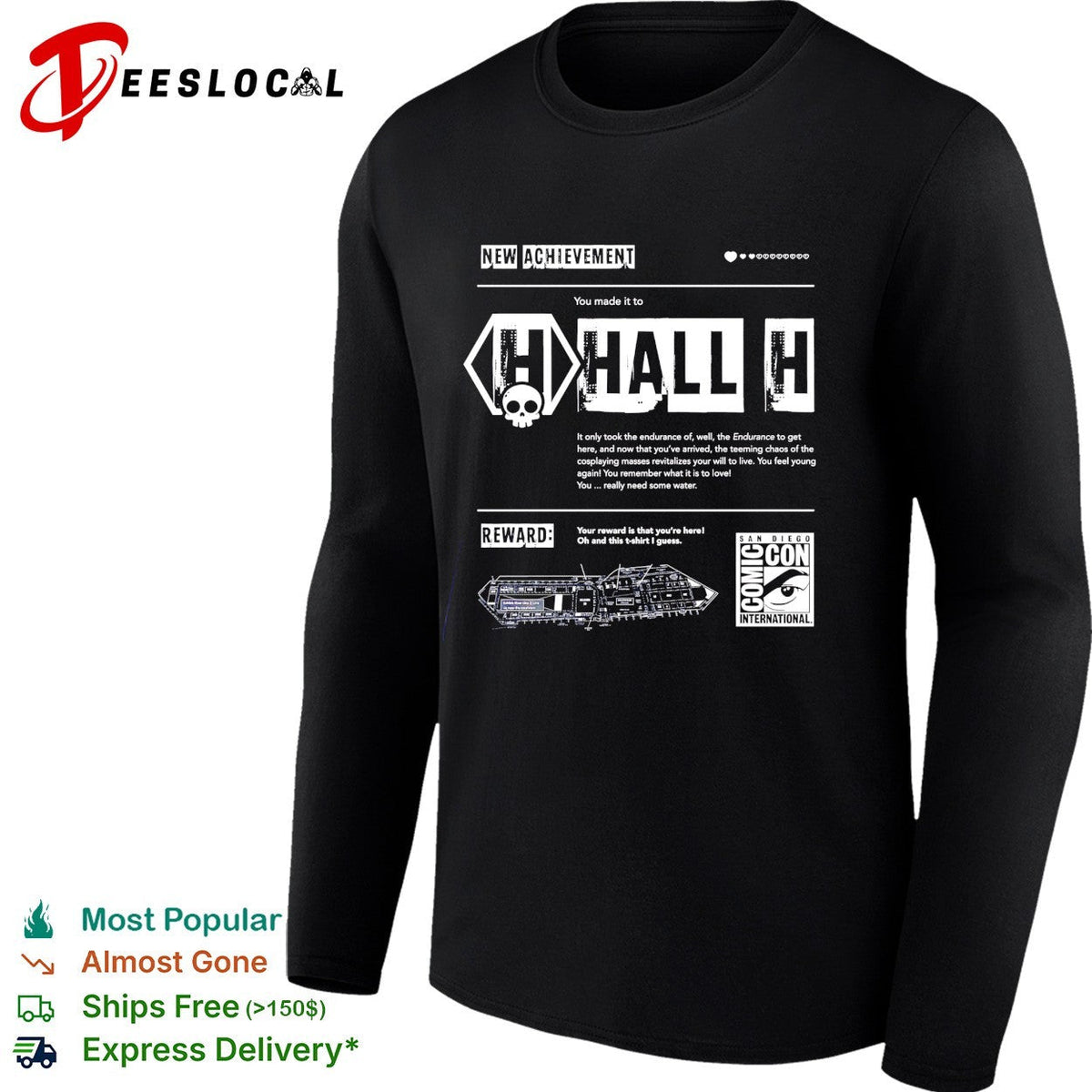 Hall H achievement San Diego Comic Con shirt Unisex