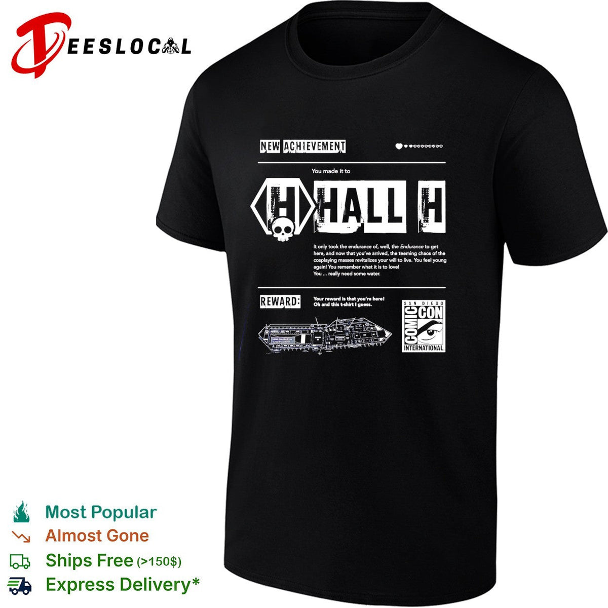 Hall H achievement San Diego Comic Con shirt Unisex