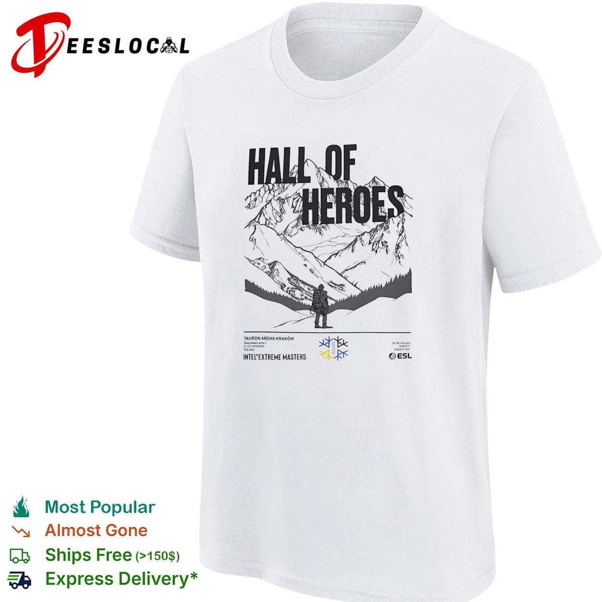 Hall of Heroes Intel Extreme Masters Tauron Arena Krakow 06 08 February 2026 shirt Unisex