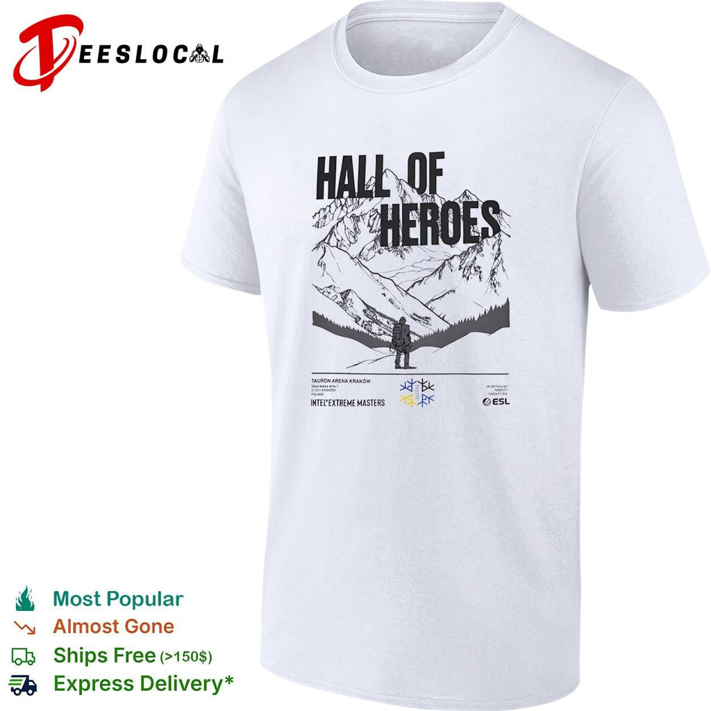 Hall of Heroes Intel Extreme Masters Tauron Arena Krakow 06 08 February 2026 shirt Unisex