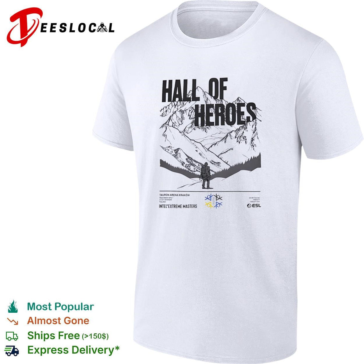 Hall of Heroes Intel Extreme Masters Tauron Arena Krakow 06 08 February 2026 shirt Unisex