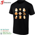Halloween nurse ghost mummy pumpkin collage shirt Unisex