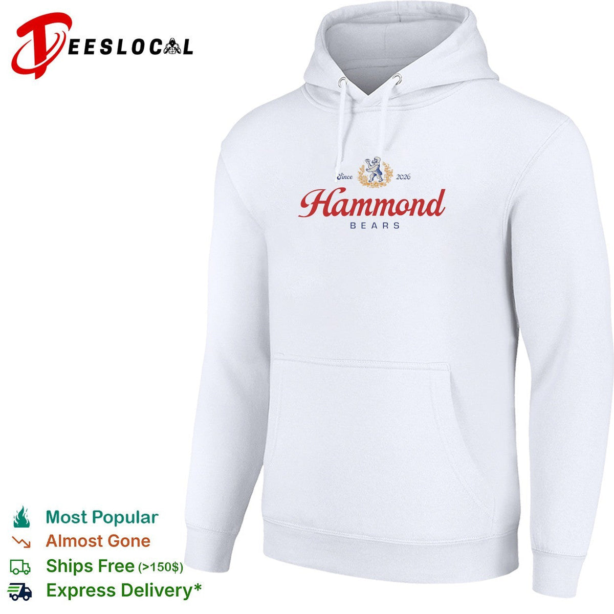 Hammond Bears since 2026 vintage logo shirt Unisex