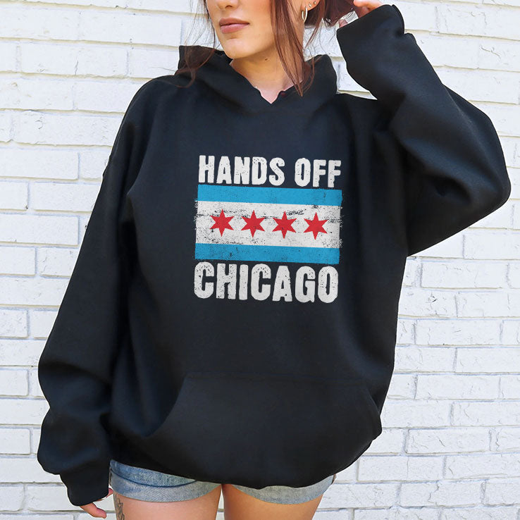 Hands Off Chicago T Shirt Unisex