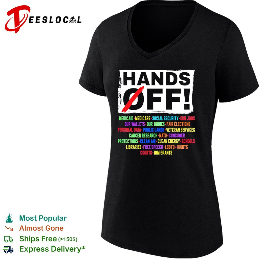 Hands off Medicaid Medicare Social Security our jobs our wallets our bodies shirt Unisex