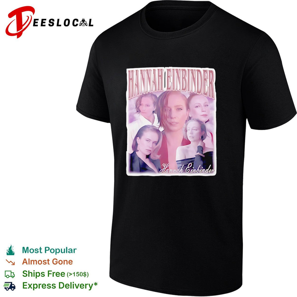 Hannah Einbinder Collage Portrait Commemorative shirt Unisex