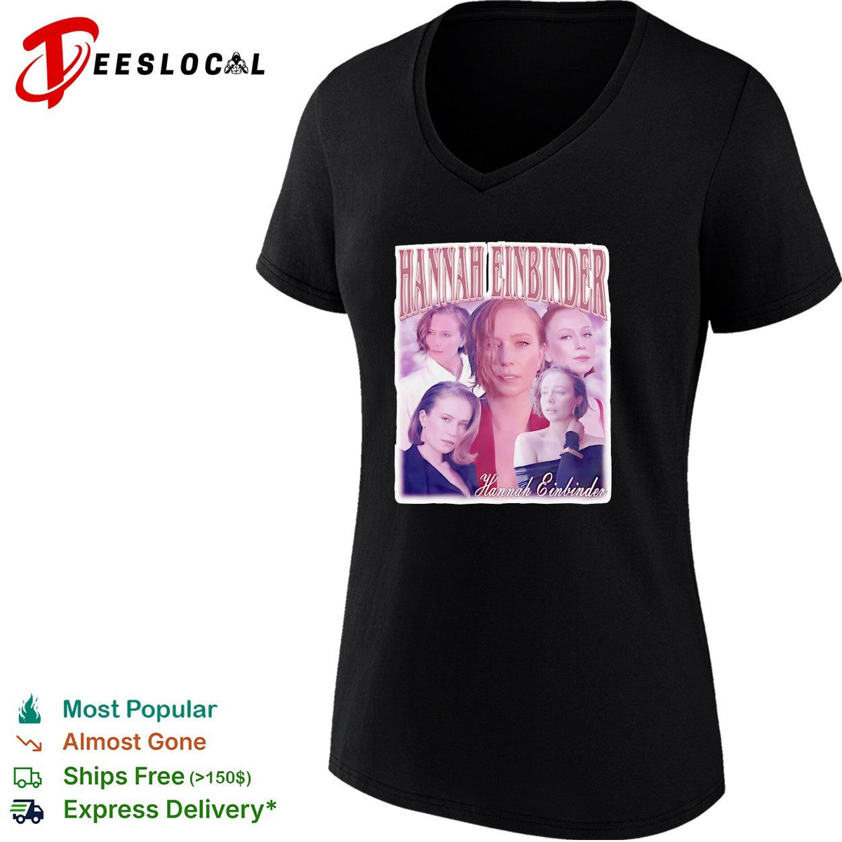 Hannah Einbinder Hannah Einbinder Hannah Einbinder 90s bootleg style shirt Unisex