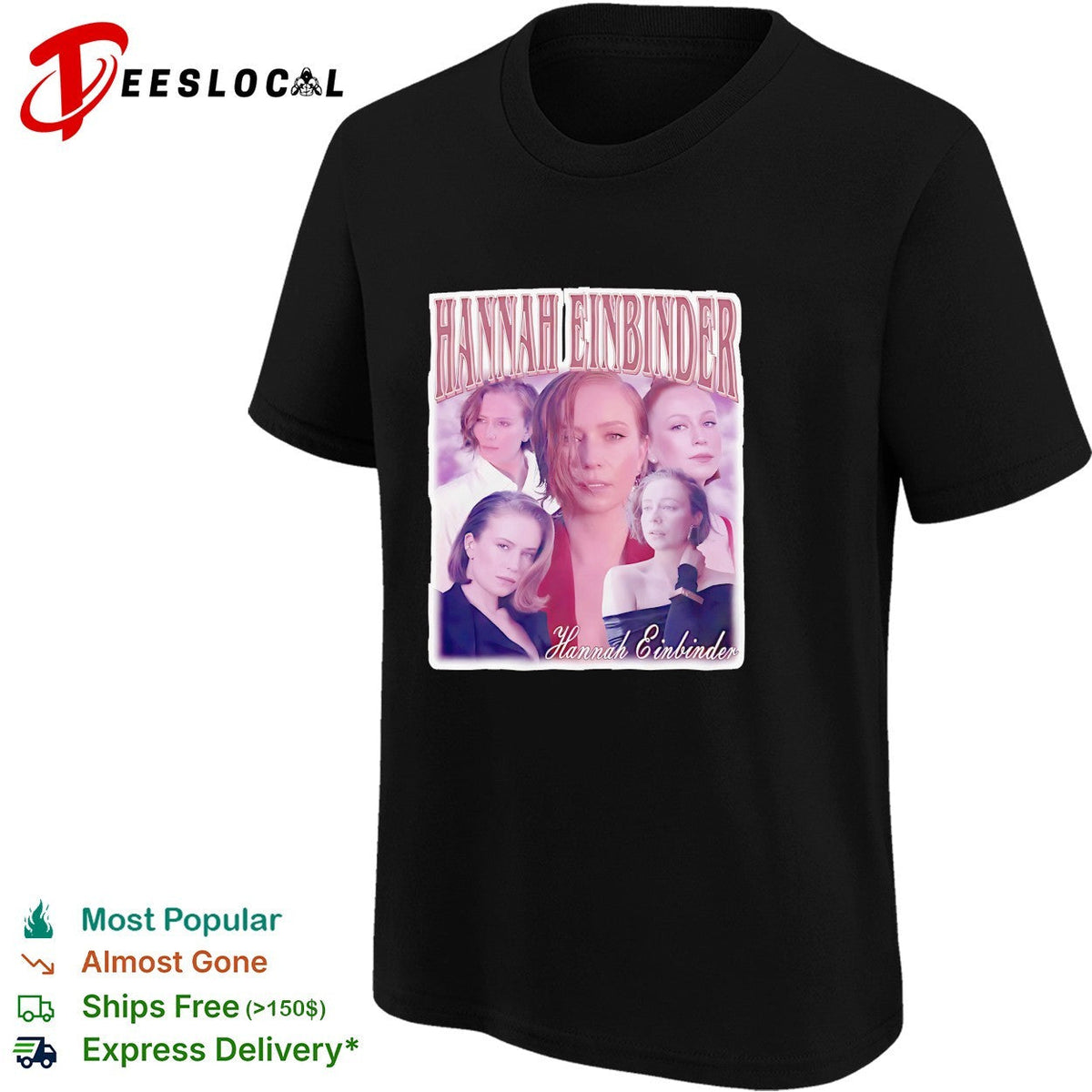 Hannah Einbinder Hannah Einbinder Hannah Einbinder 90s bootleg style shirt Unisex