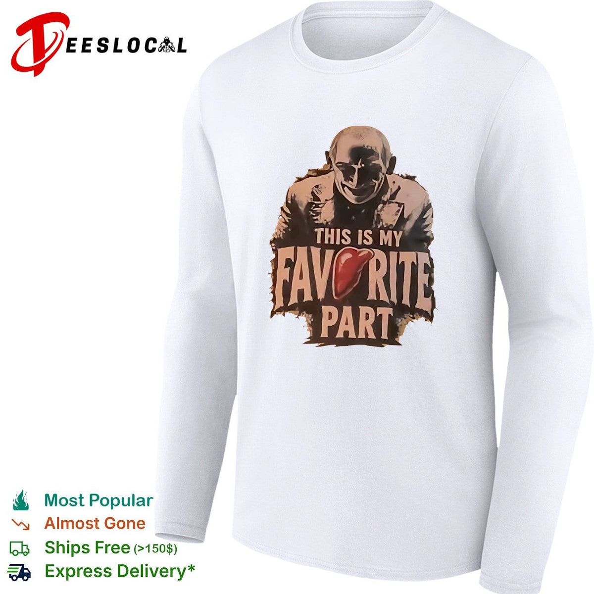 Hannibal Lecter The Silence of the Lambs This Is My Favorite Part shirt Unisex