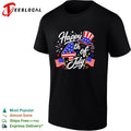Happy 4th of July Uncle Sam Hat American Flag Fireworks Independence Day shirt Unisex
