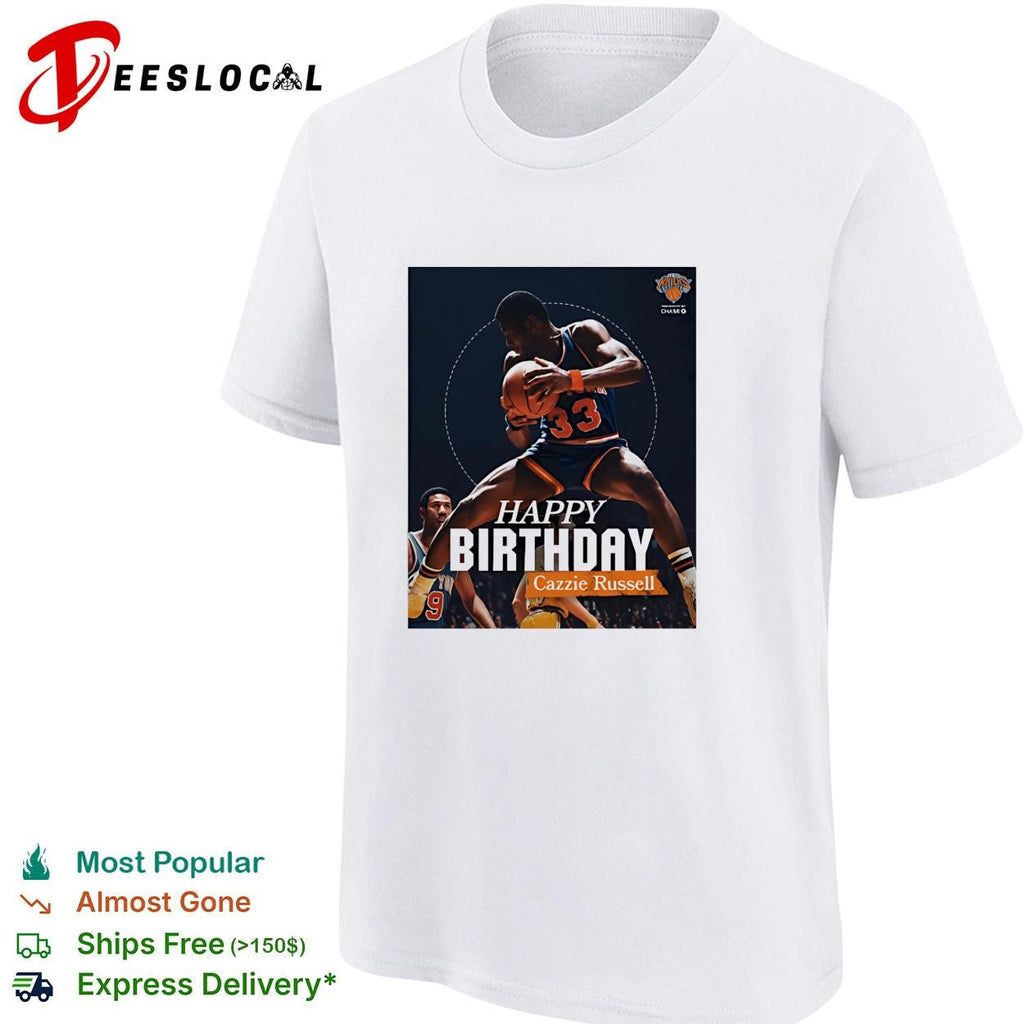 Happy Birthday Cazzie Russell shirt Unisex