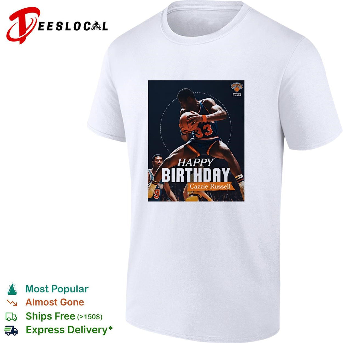 Happy Birthday Cazzie Russell shirt Unisex