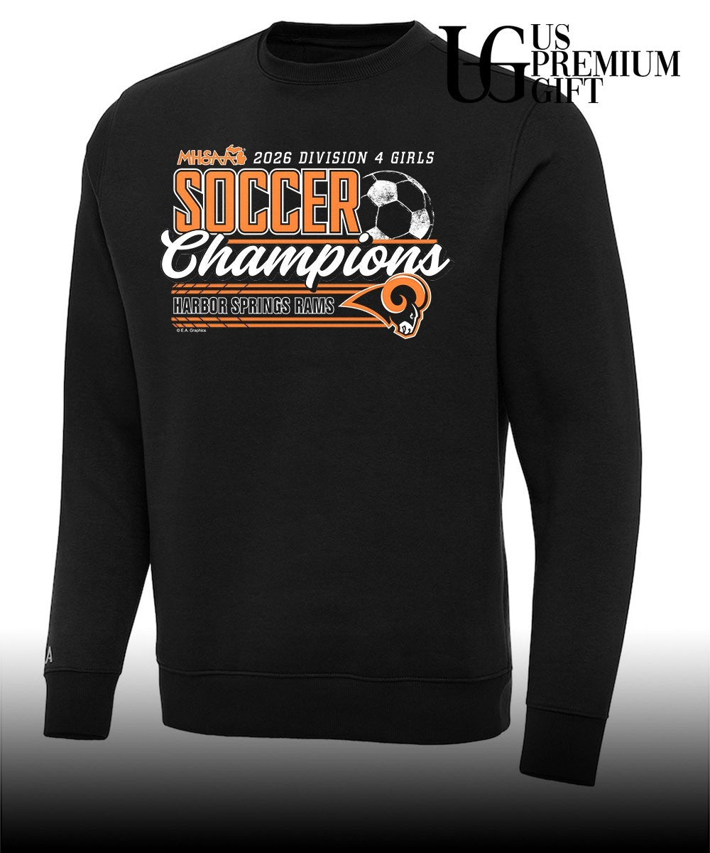 Harbor Springs Rams MHSAA Girls Soccer D4 Champions 2026 shirt Unisex