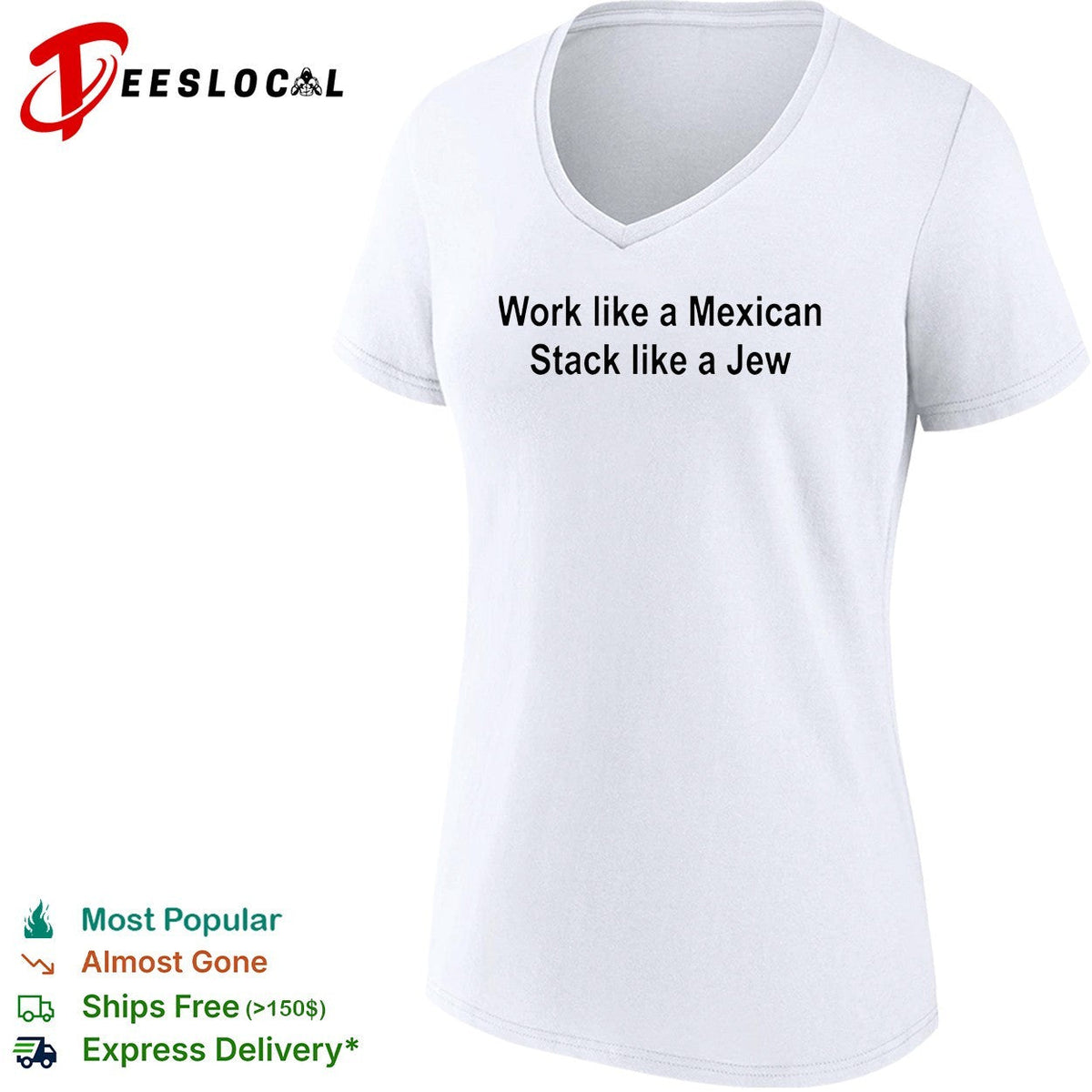 Hard work hustle bold two line humor text shirt Unisex
