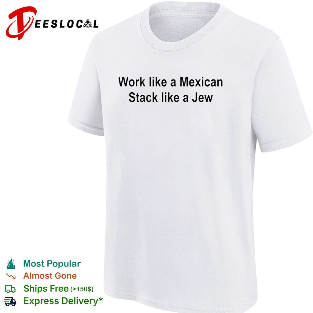Hard work hustle bold two line humor text shirt Unisex