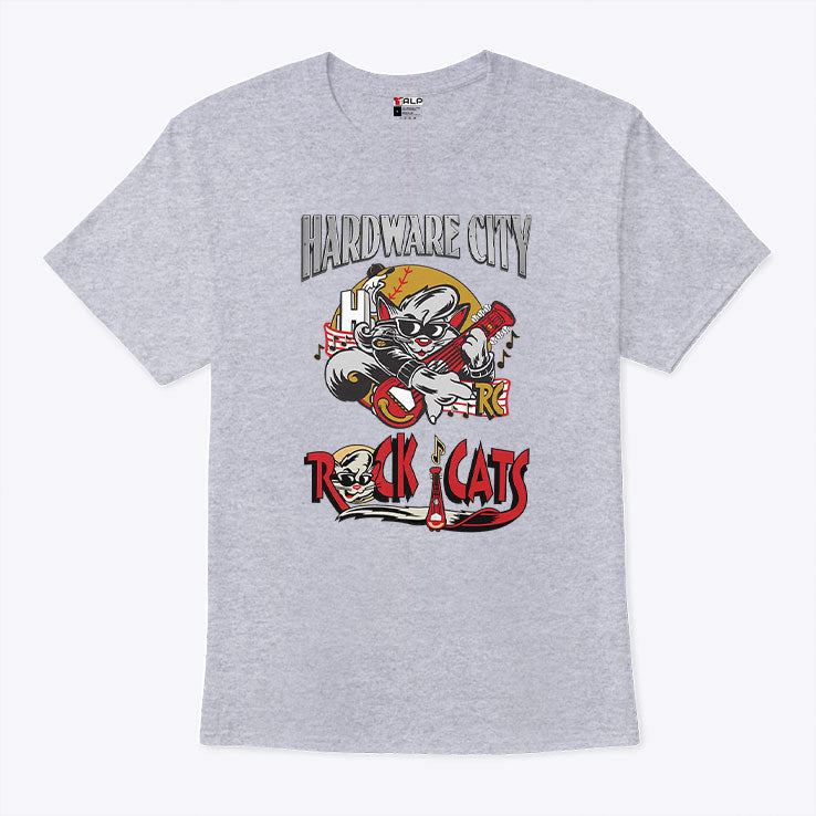 Hardware City Rock Cats T Shirt Unisex