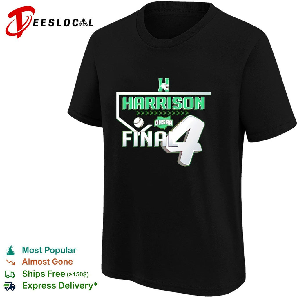 Harrison Final 4 OHSAA Baseball Team Logo Shirt Unisex
