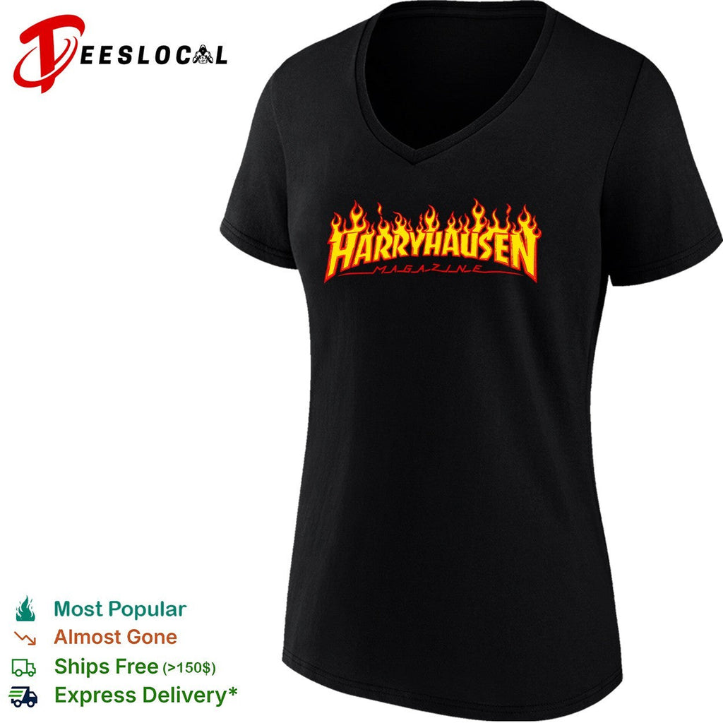 Harryhausen Magazine Fire shirt Unisex