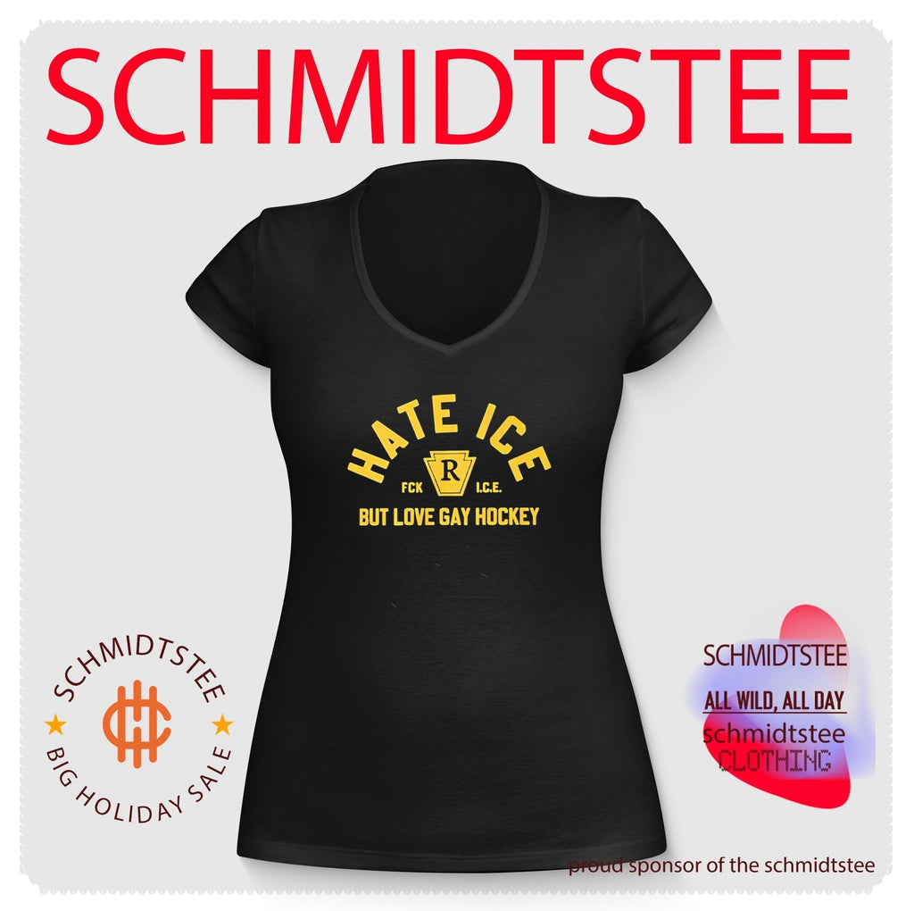 Hate Ice Fck ICE but Love Gay Hockey shirt Unisex