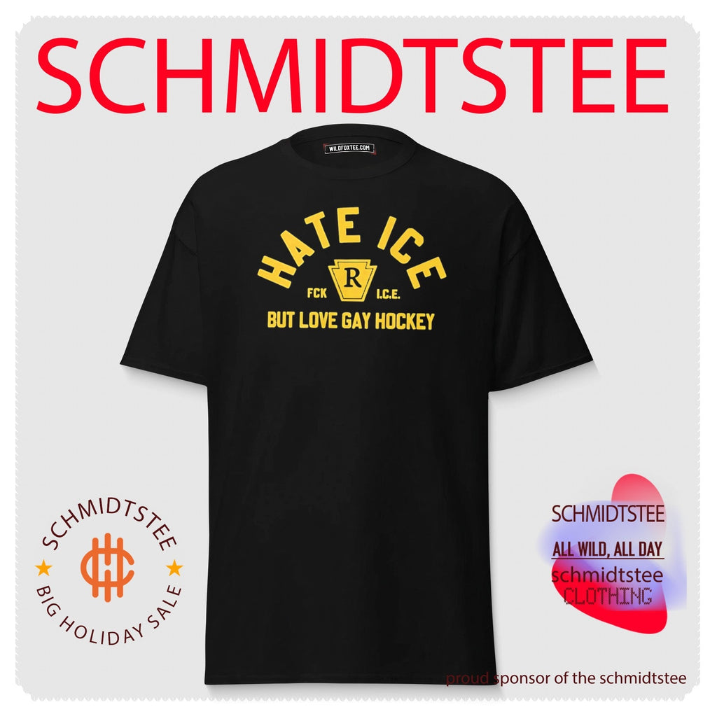 Hate Ice Fck ICE but Love Gay Hockey shirt Unisex