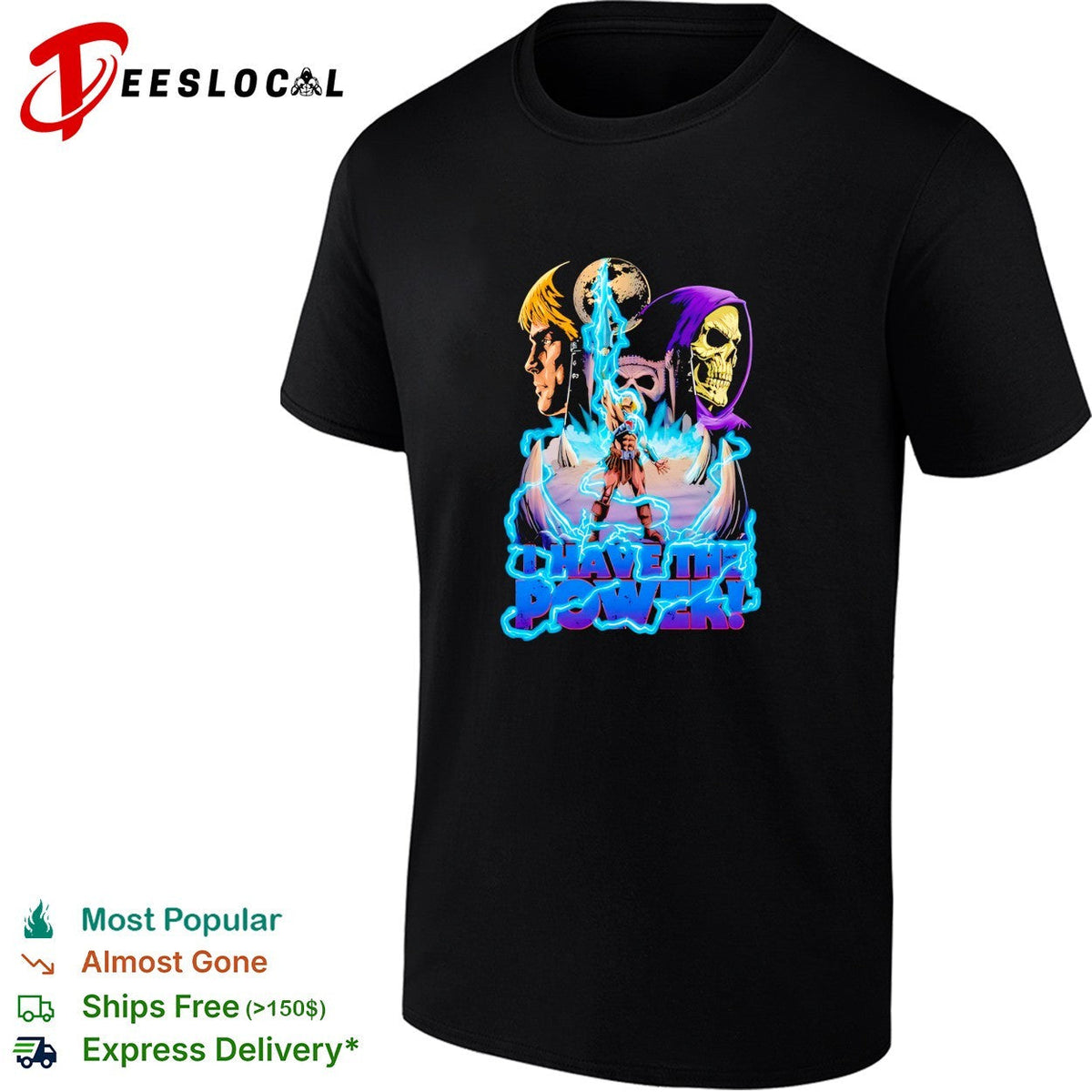 He-Man and Skeeter I Have the Power Masters of the Universe Pop Culture shirt Unisex