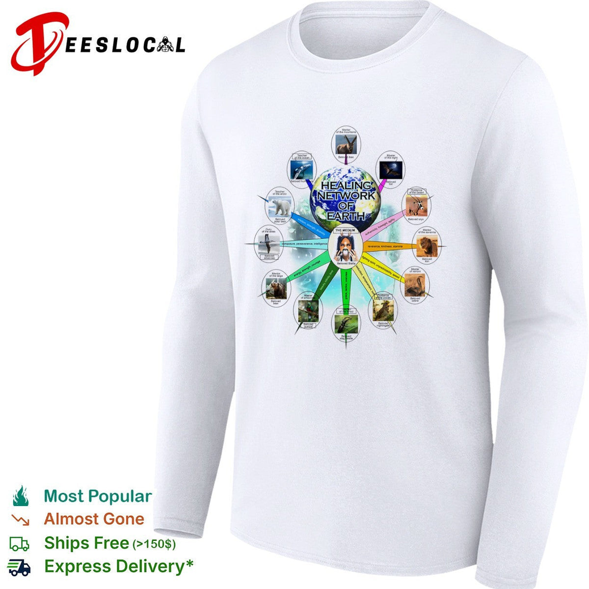 Healing Network of Earth Beloved Stella and the Animal Kingdom shirt Unisex