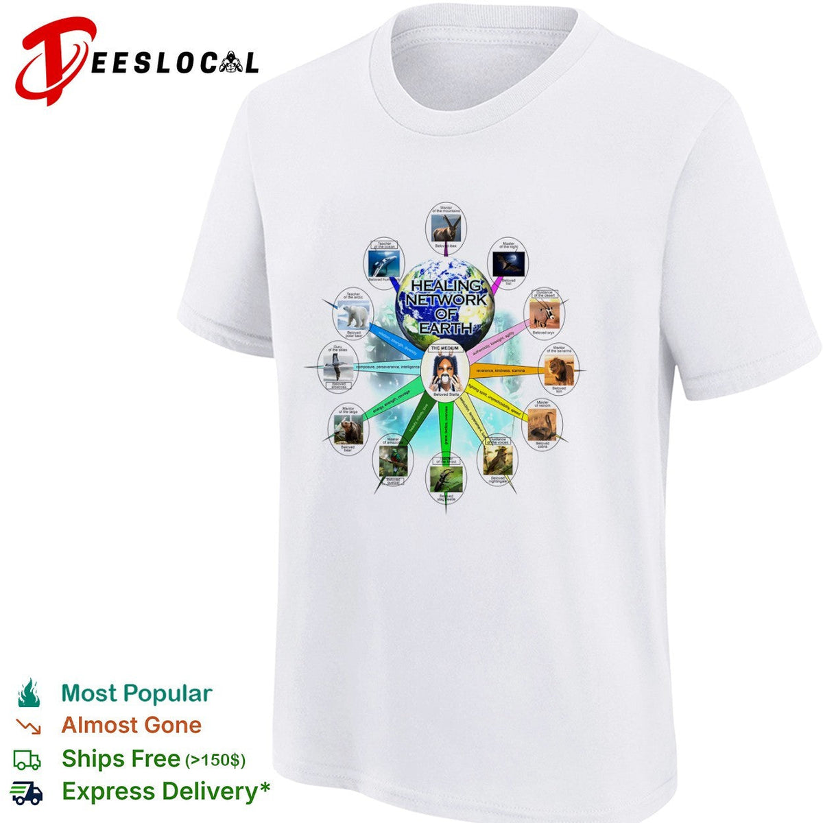 Healing Network of Earth Beloved Stella and the Animal Kingdom shirt Unisex