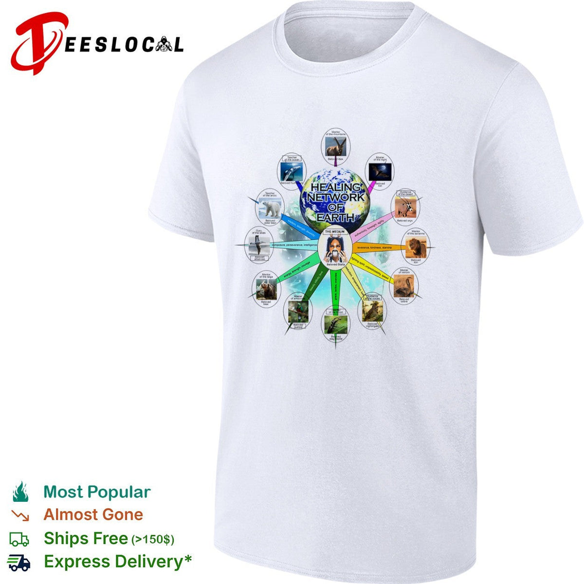 Healing Network of Earth Beloved Stella and the Animal Kingdom shirt Unisex