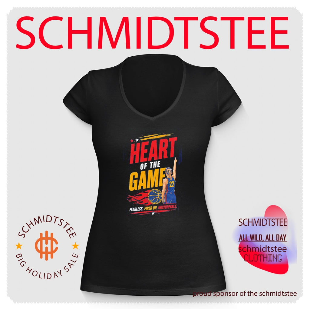 Heart of the Game Fearless Fired Up Unstoppable Basketball Player shirt Unisex
