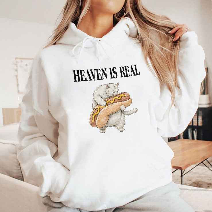 Heaven Is Real Hot Dog T Shirt Unisex