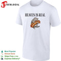 Heaven is real Cute Cat hugging Hot Dog funny food meme lover gift shirt Unisex