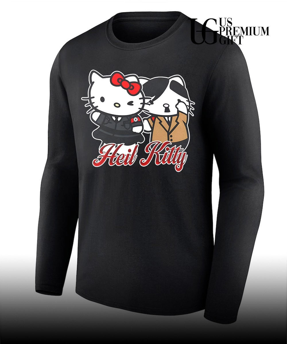 Heil Kitty cartoon shirt Unisex