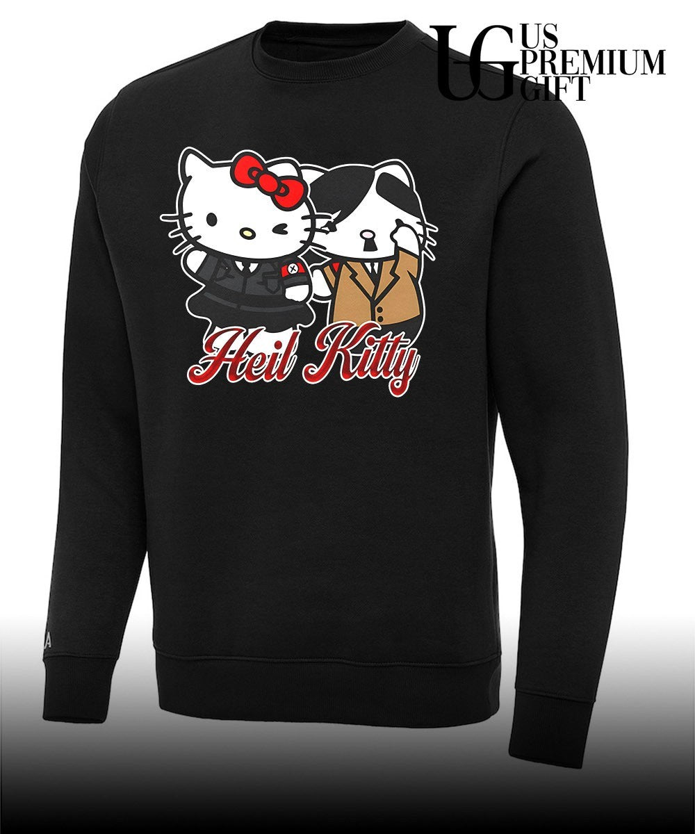 Heil Kitty cartoon shirt Unisex