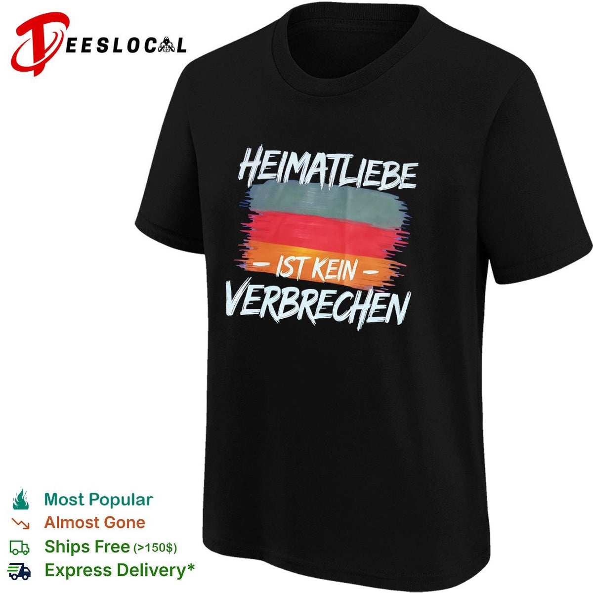 Heimatliebe ist kein verbrechen German flag shirt Unisex