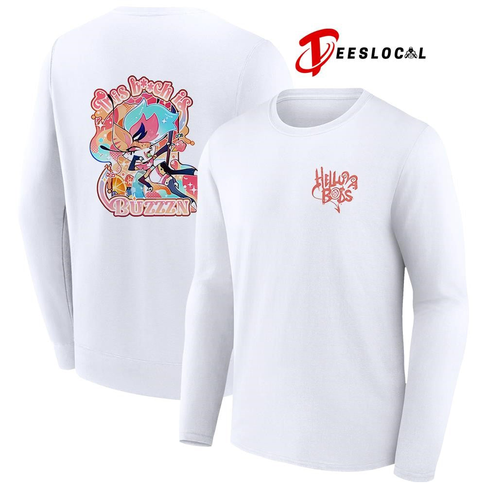 Hello Boss this bitch is buzzzn graphic shirt Unisex
